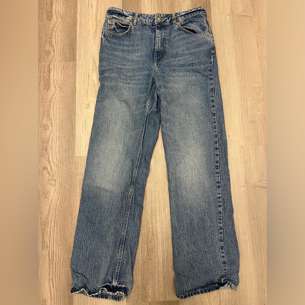 Zara High Waisted Flare Jeans